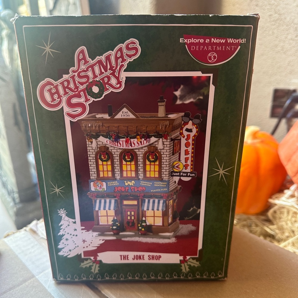 Department 56 A Christmas Story Village The Joke Shop